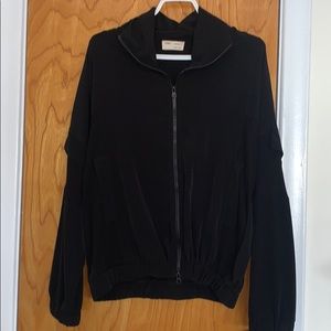 Zara // sporty bomber look jacket